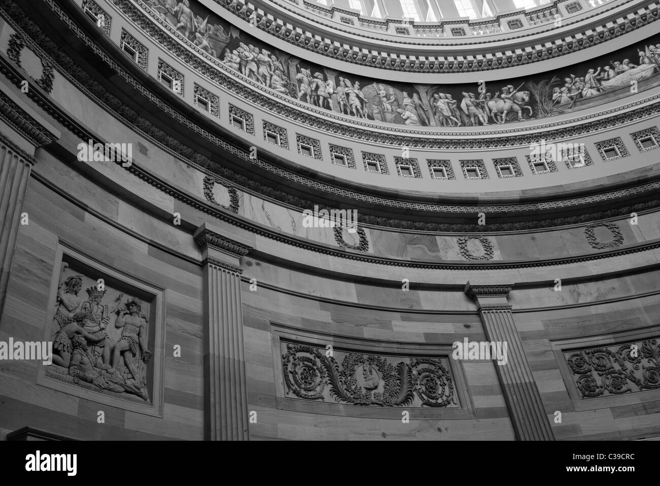 Die Rotunde in United States Capitol in Washington, DC Stockfoto