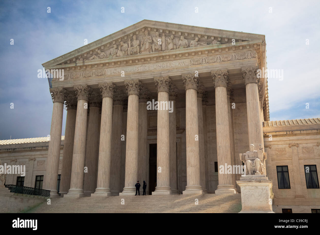 Der Supreme Court Building in Washington. DC Stockfoto