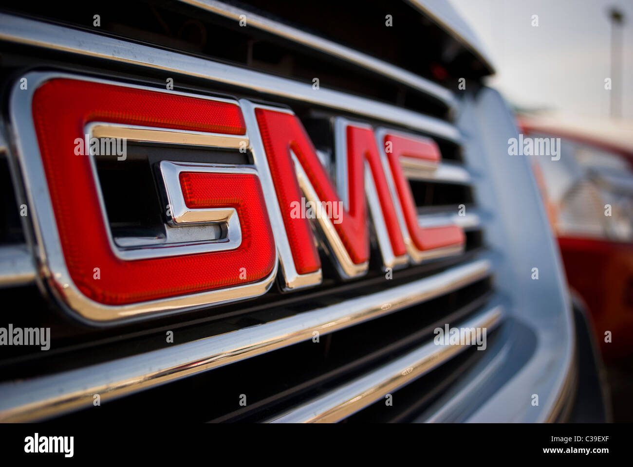 Die GMC-Emblem. Stockfoto