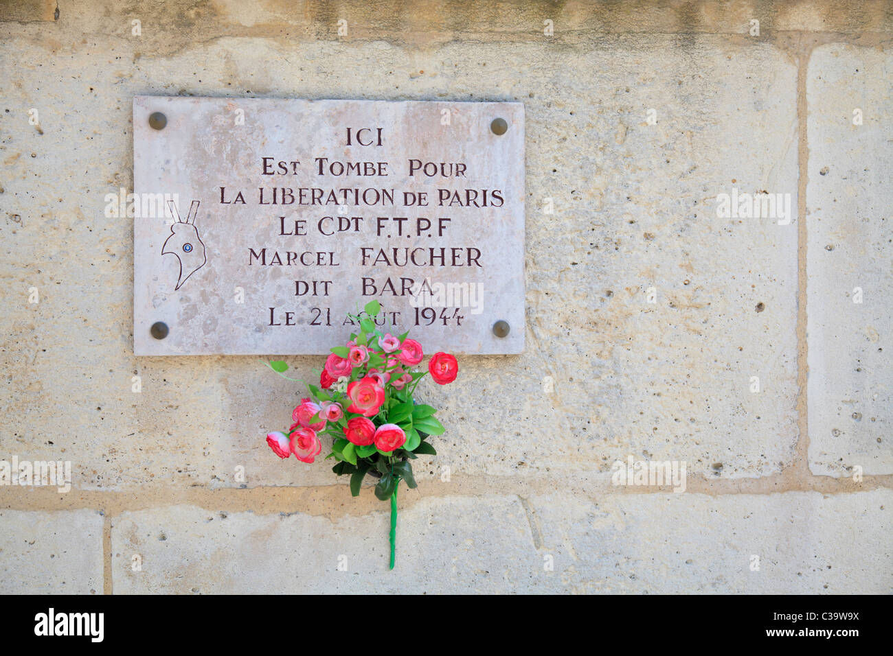 Grabmal für die Befreiung von Paris Stockfoto
