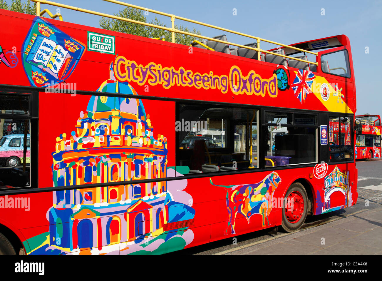 Sightseeing-Bus, Oxford, England Stockfoto