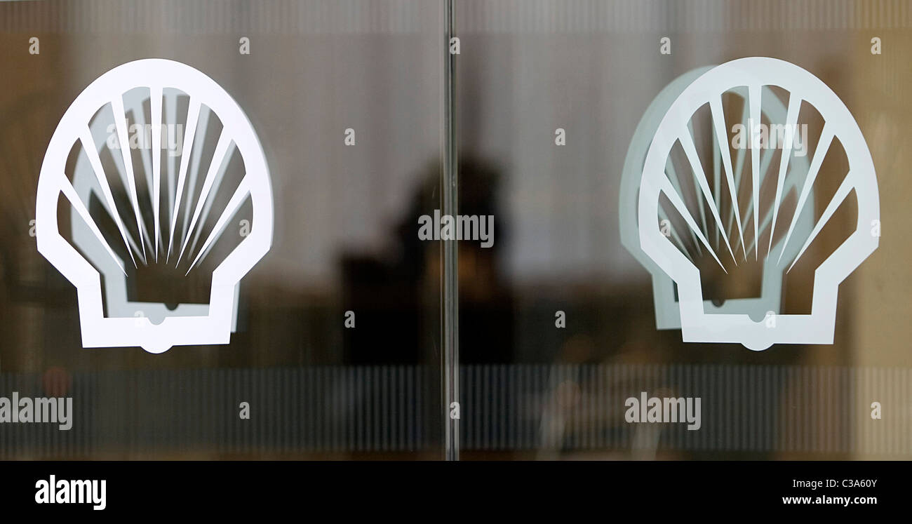 Anschauliches Bild der Shell Centre in London. Stockfoto