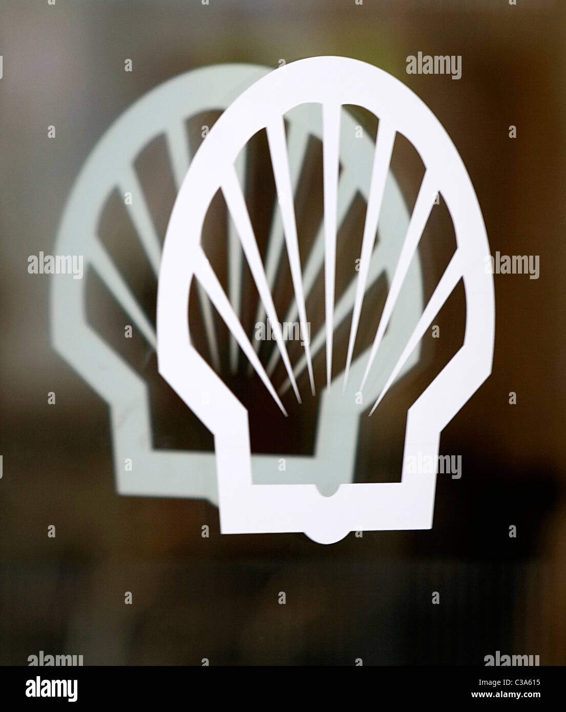 Anschauliches Bild der Shell Centre in London. Stockfoto