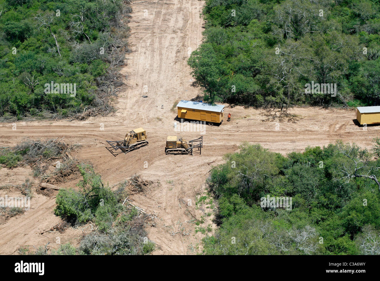 Deforestation chaco paraguay Fotos und Bildmaterial in hoher