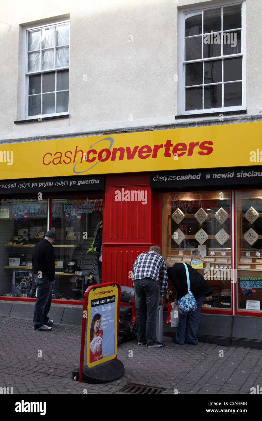 Cash Converters Pfandhaus Stockfoto