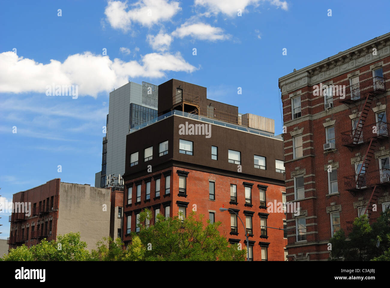 Gebäude in New York city Stockfoto