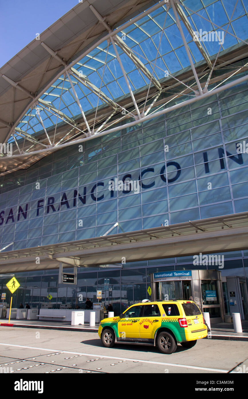 San Francisco International Airport Terminal Hotel liegt südlich der Innenstadt von San Francisco, Kalifornien, USA. Stockfoto