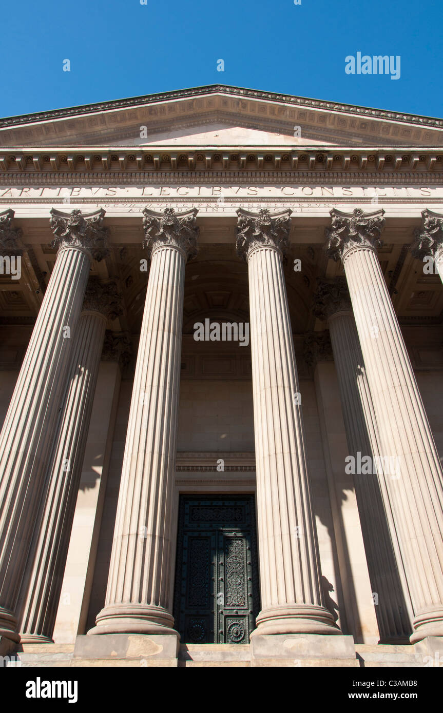 Saint Georges Hall, die von Charles Cockerell Liverpool England UK Stockfoto