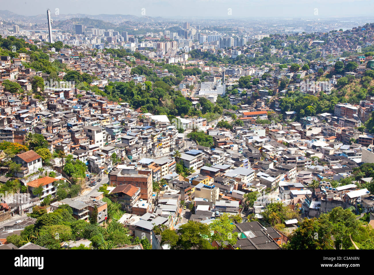 Favelas Oder Slums In Rio De Janeiro Brasilien Stockfotografie Alamy
