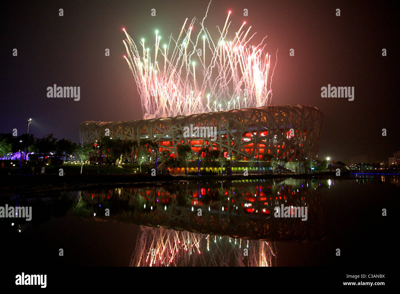 Eröffnung Ceremoies 2008 Olympische Spiele, Peking, China Stockfoto