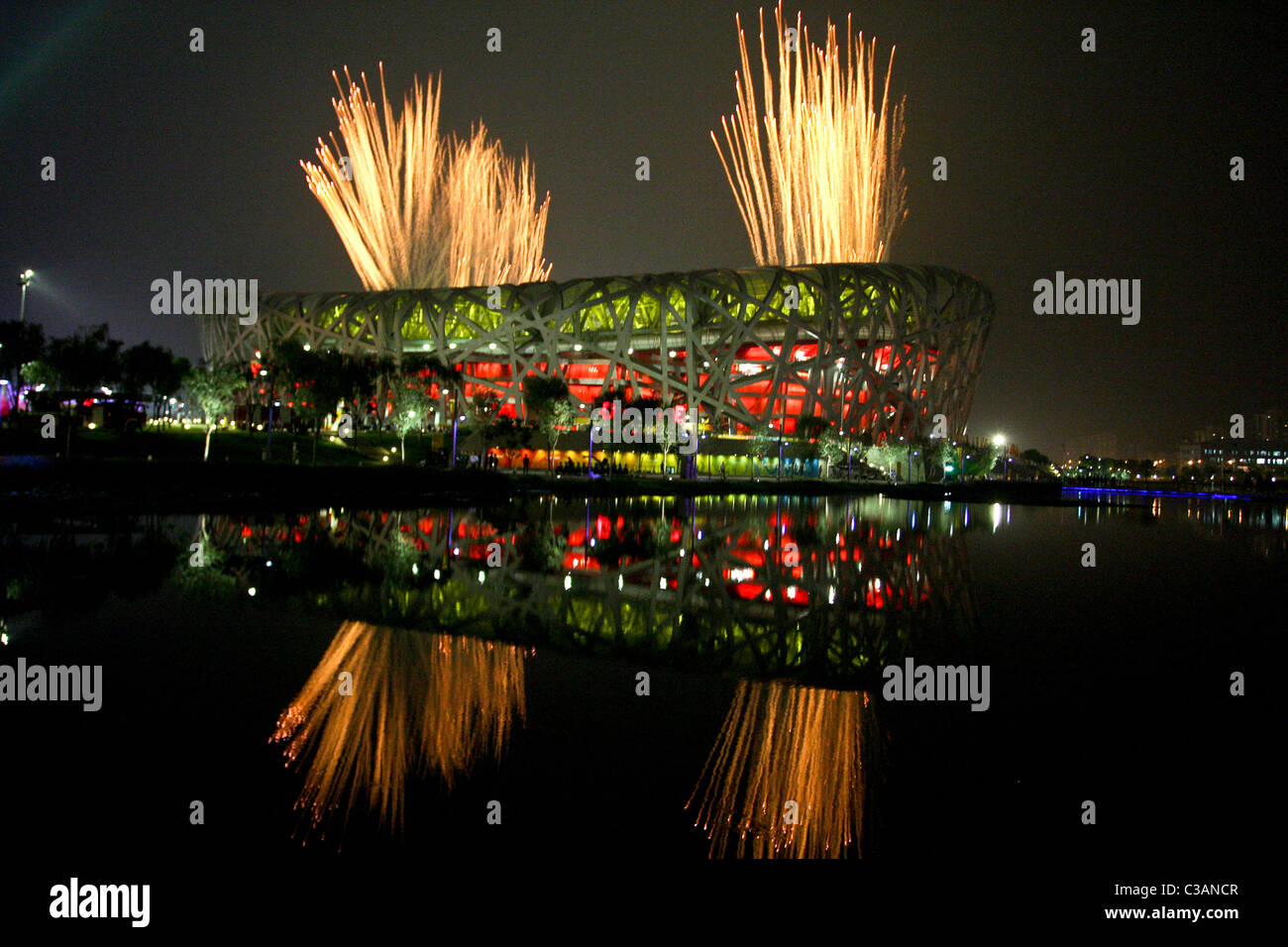 Eröffnung Ceremoies 2008 Olympische Spiele, Peking, China Stockfoto