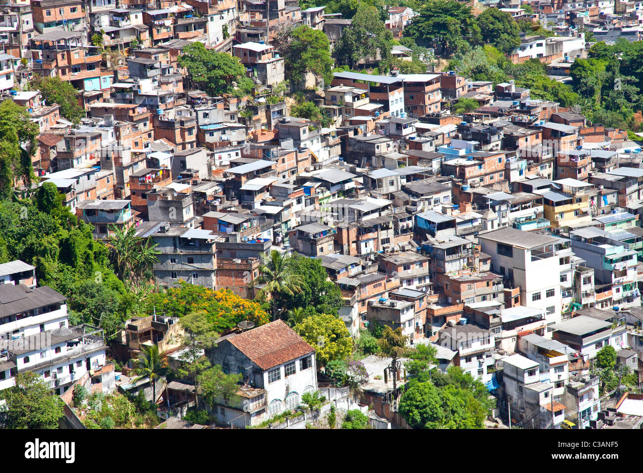 Favelas Oder Slums In Rio De Janeiro Brasilien Stockfotografie Alamy