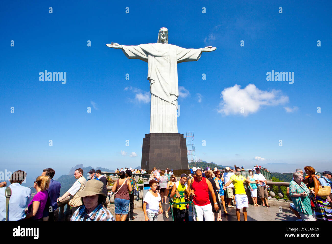Corcovado, Rio De Janeiro, Brasilien Stockfoto