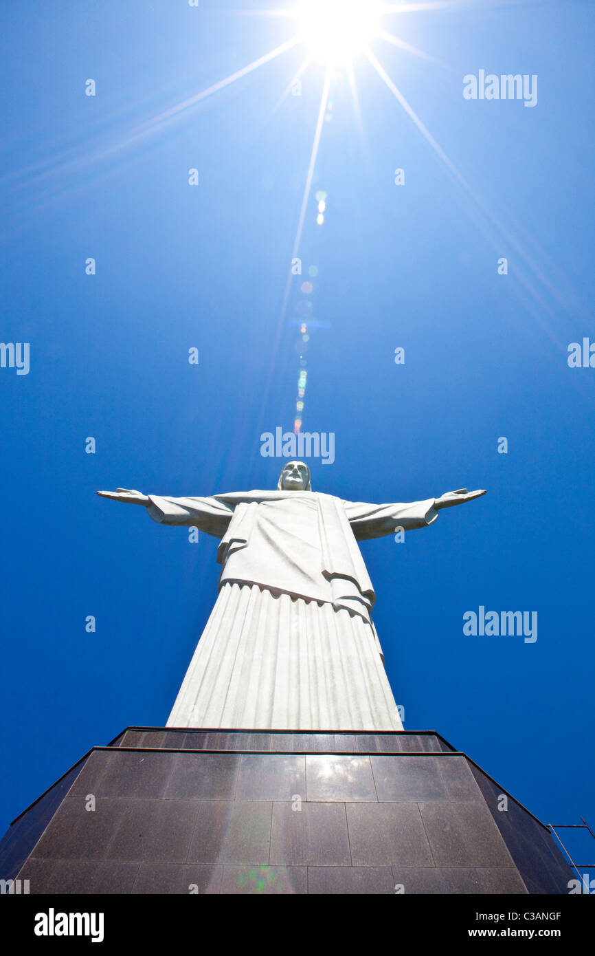 Corcovado, Rio De Janeiro, Brasilien Stockfoto