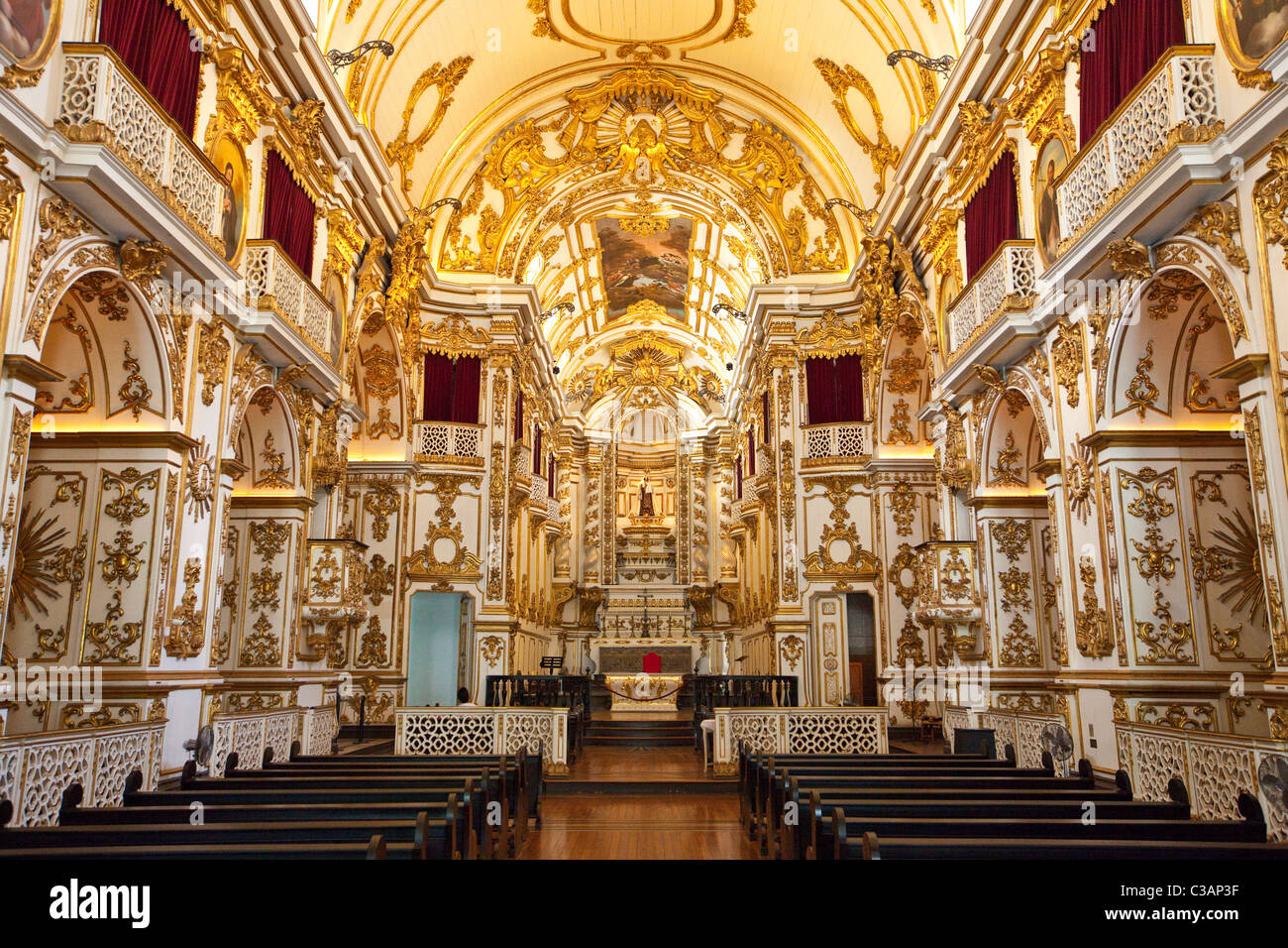 Sao Paulo Kirche, Rio De Janeiro, Brasilien Stockfoto