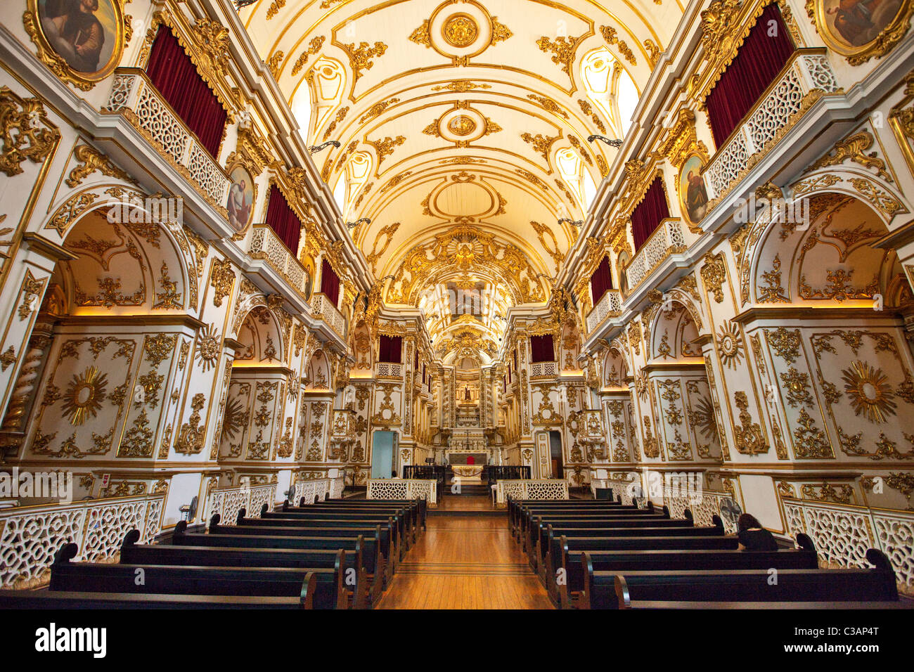 Sao Paulo Kirche, Rio De Janeiro, Brasilien Stockfoto