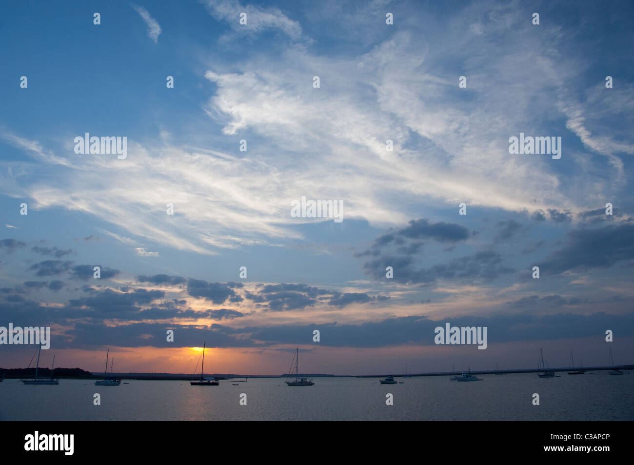 Amelia Island, Florida Fernandina Beach. Stockfoto