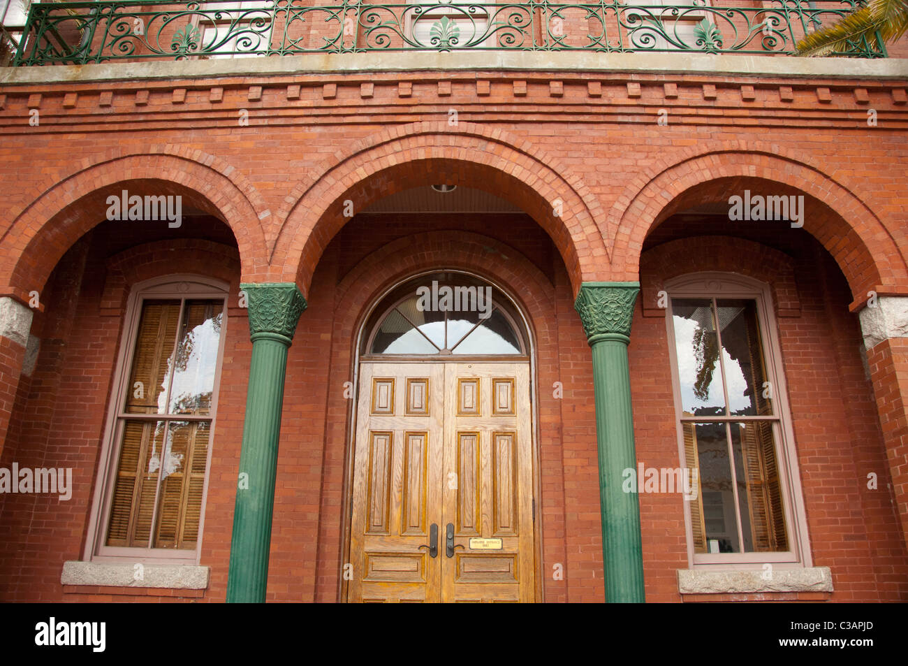 Amelia Island, Florida Fernandina Beach. Historischen Nassau County Courthouse, c. 1891. Stockfoto