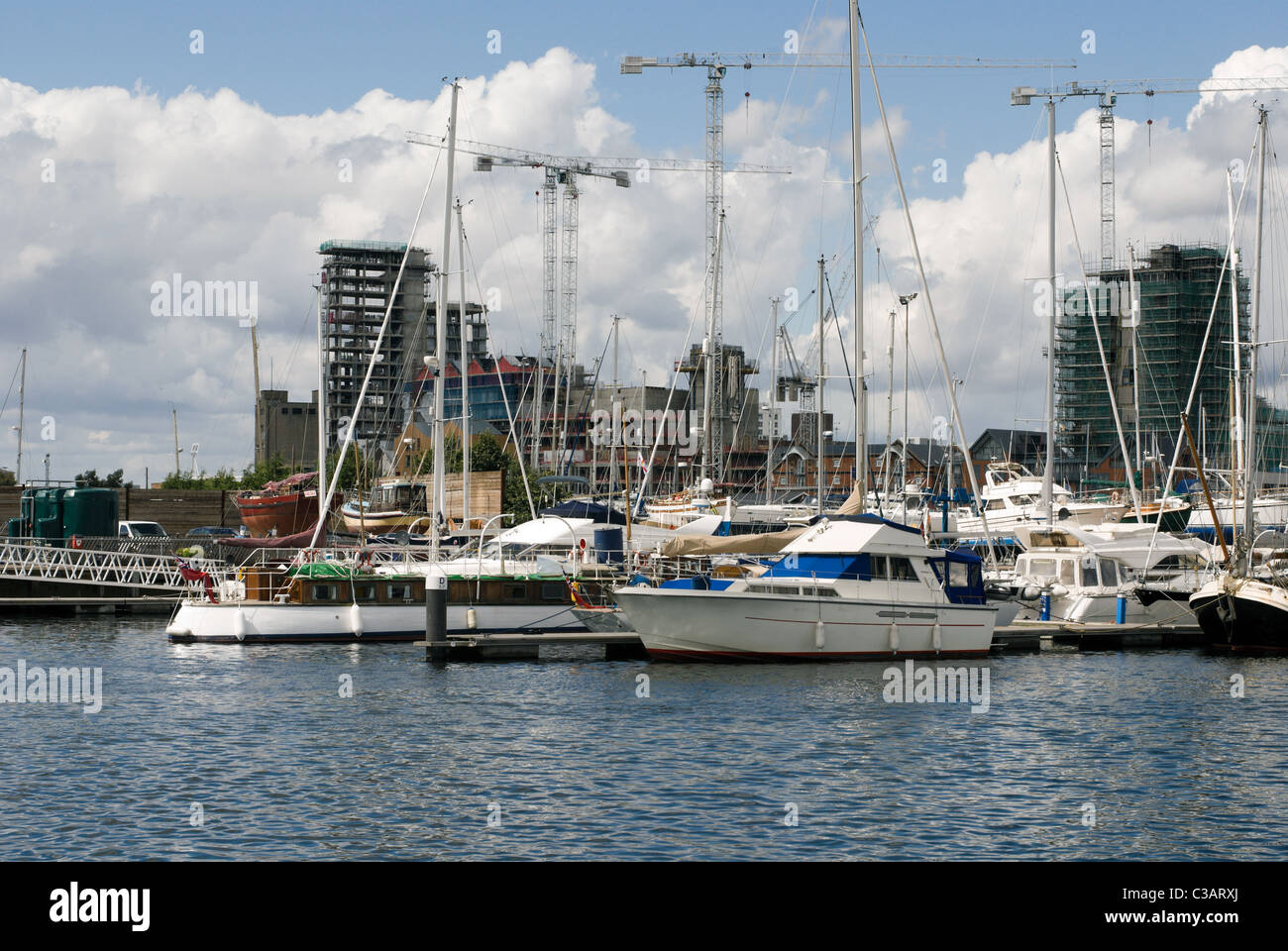 Ipswich Waterfront, Ipswich, Suffolk, UK. Stockfoto