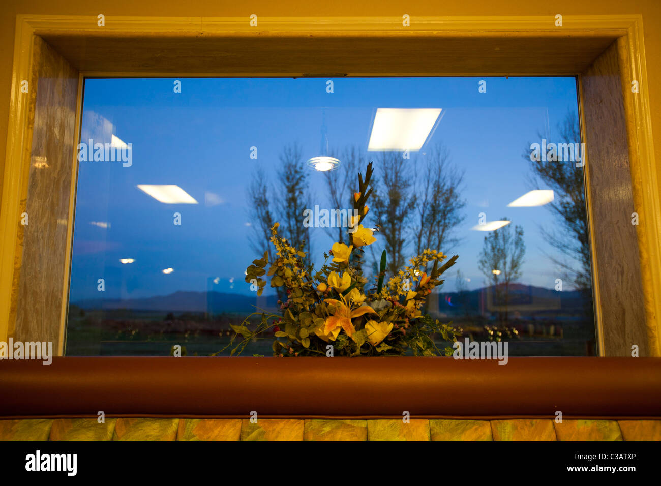 371 Diner, Interieur, Anza Valley, Kalifornien, USA Stockfoto