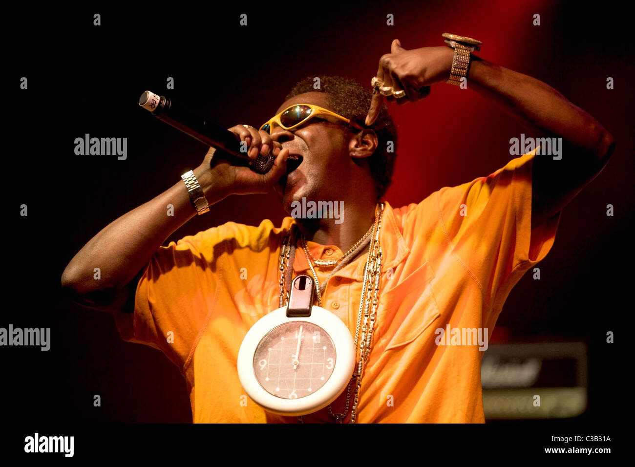 Flavor Flav von Public Enemy 2009 Bonnaroo Music Festival - Tag 1 Manchester, Tennessee - 12.06.09 Stockfoto