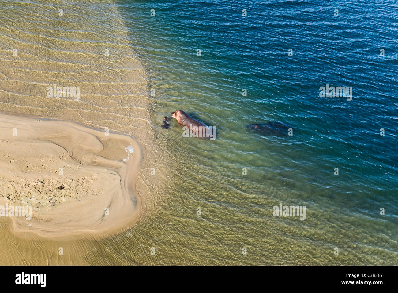 Lake Sibaya, Kwazulu Natal, Südafrika Stockfoto