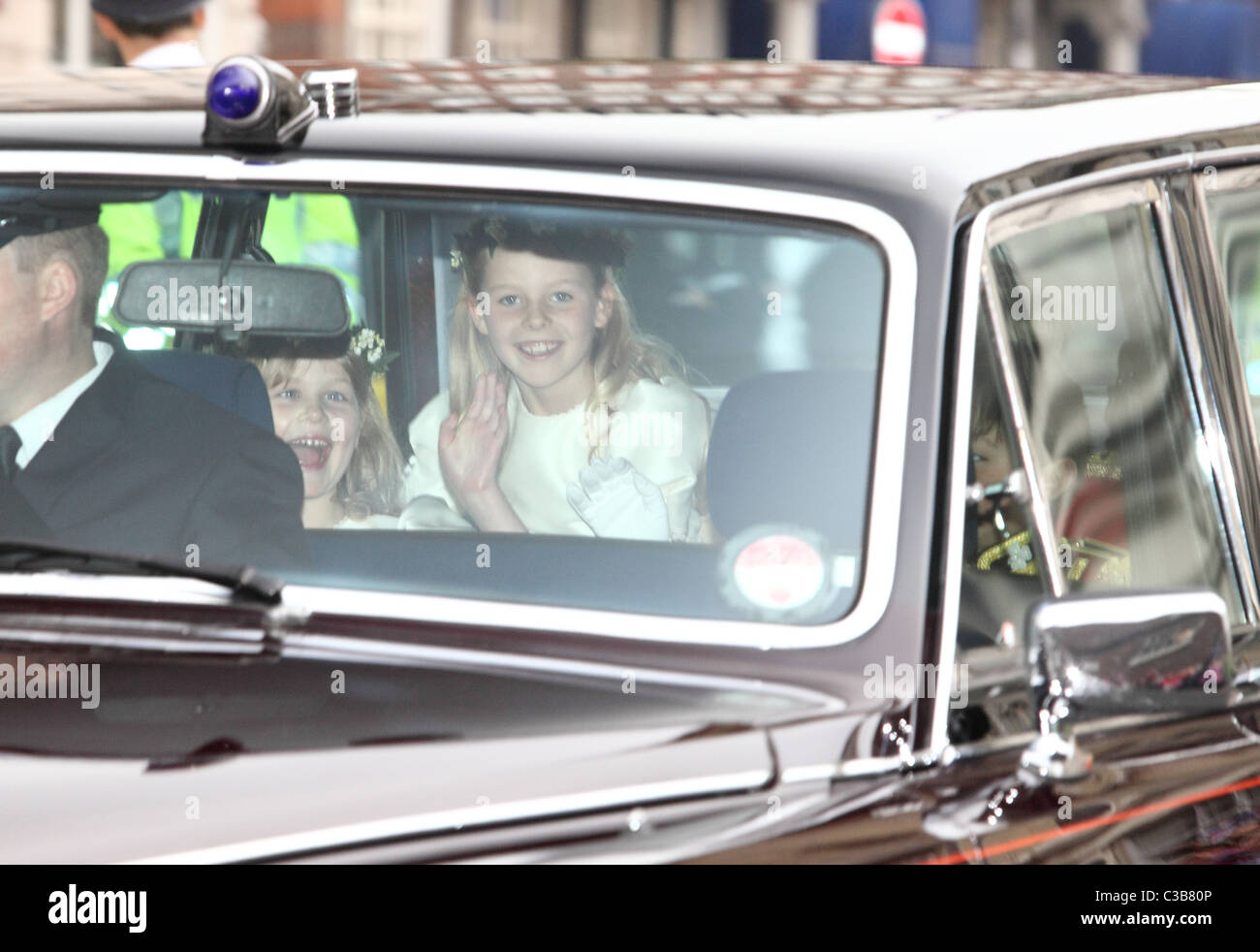 Die Hochzeit von Prinz William und Catherine Middleton. 29. April 2011. Pageboy William Lowther-Pinkerton, Brautjungfer- Stockfoto