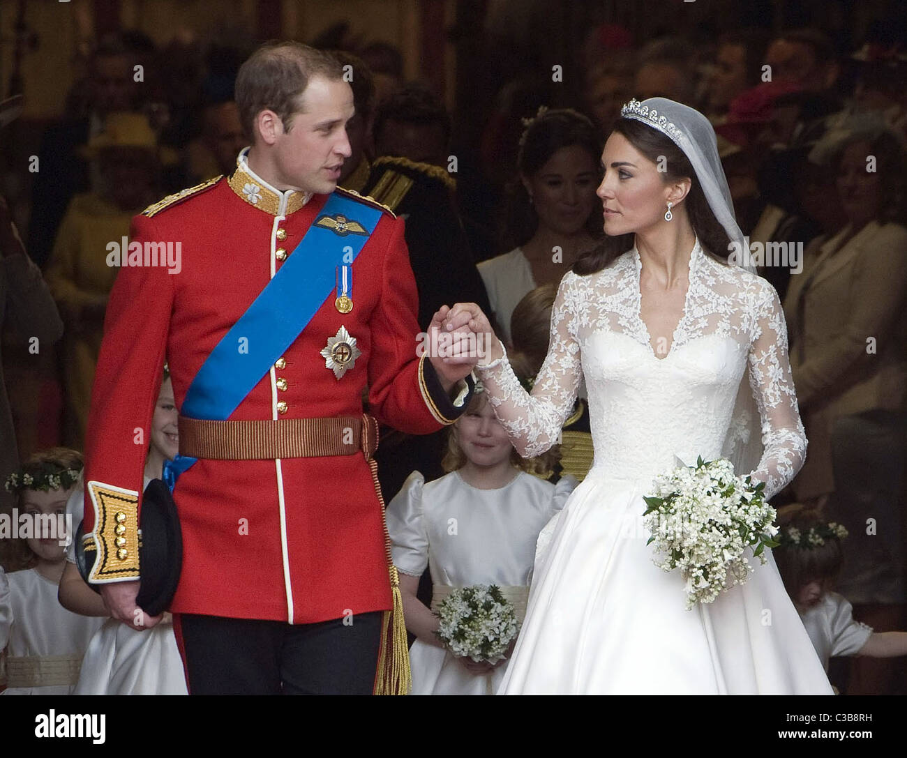Die Hochzeit von Prinz William und Catherine Middleton. 29. April 2011.  Prinz William und seine Braut, die Herzogin von Cambridge Stockfoto