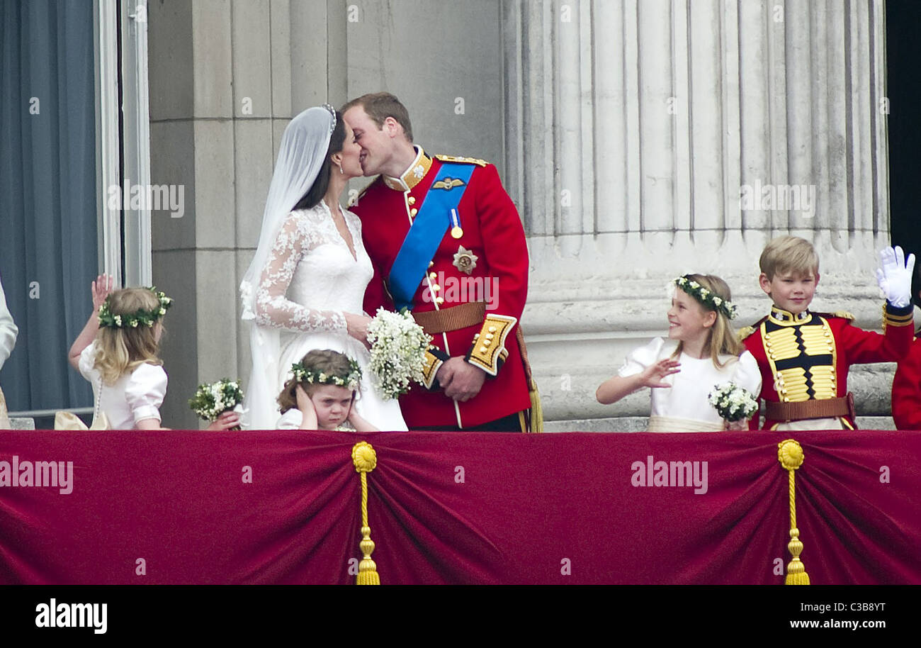 Die Hochzeit von Prinz William und Catherine Middleton. 29. April 2011. Herzog von Cambridge, Prinz William und Catherine, Stockfoto