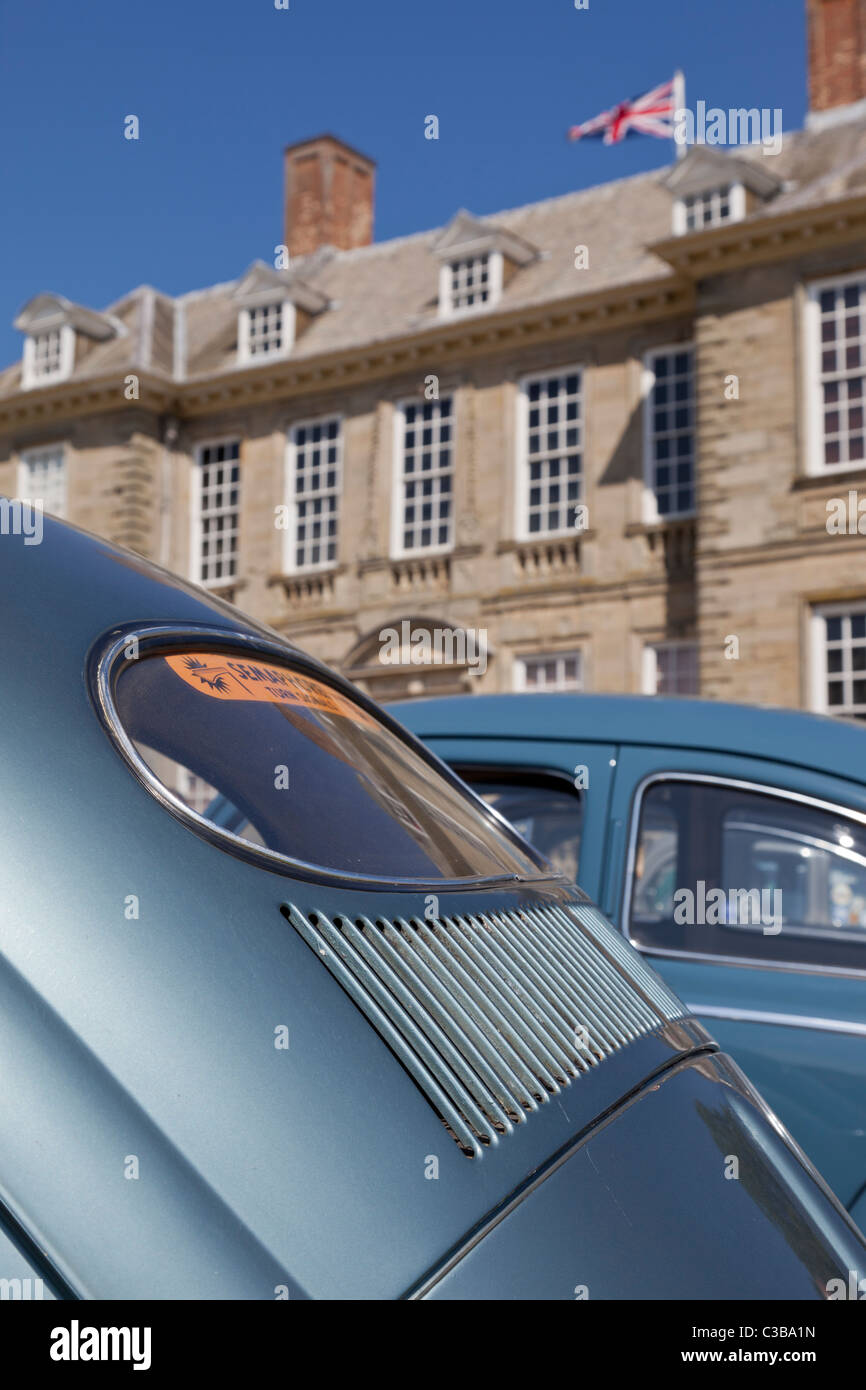 Volkswagen Käfer bei Stanford Hall, UK Stockfoto