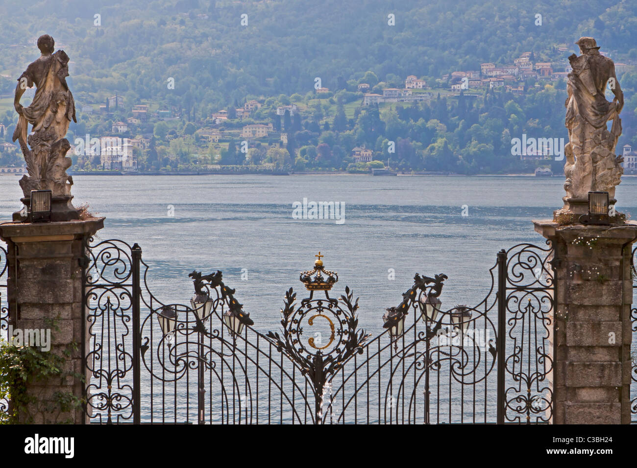 Villa Carlotta Und der Berühmte Botanische Garten Stockfoto