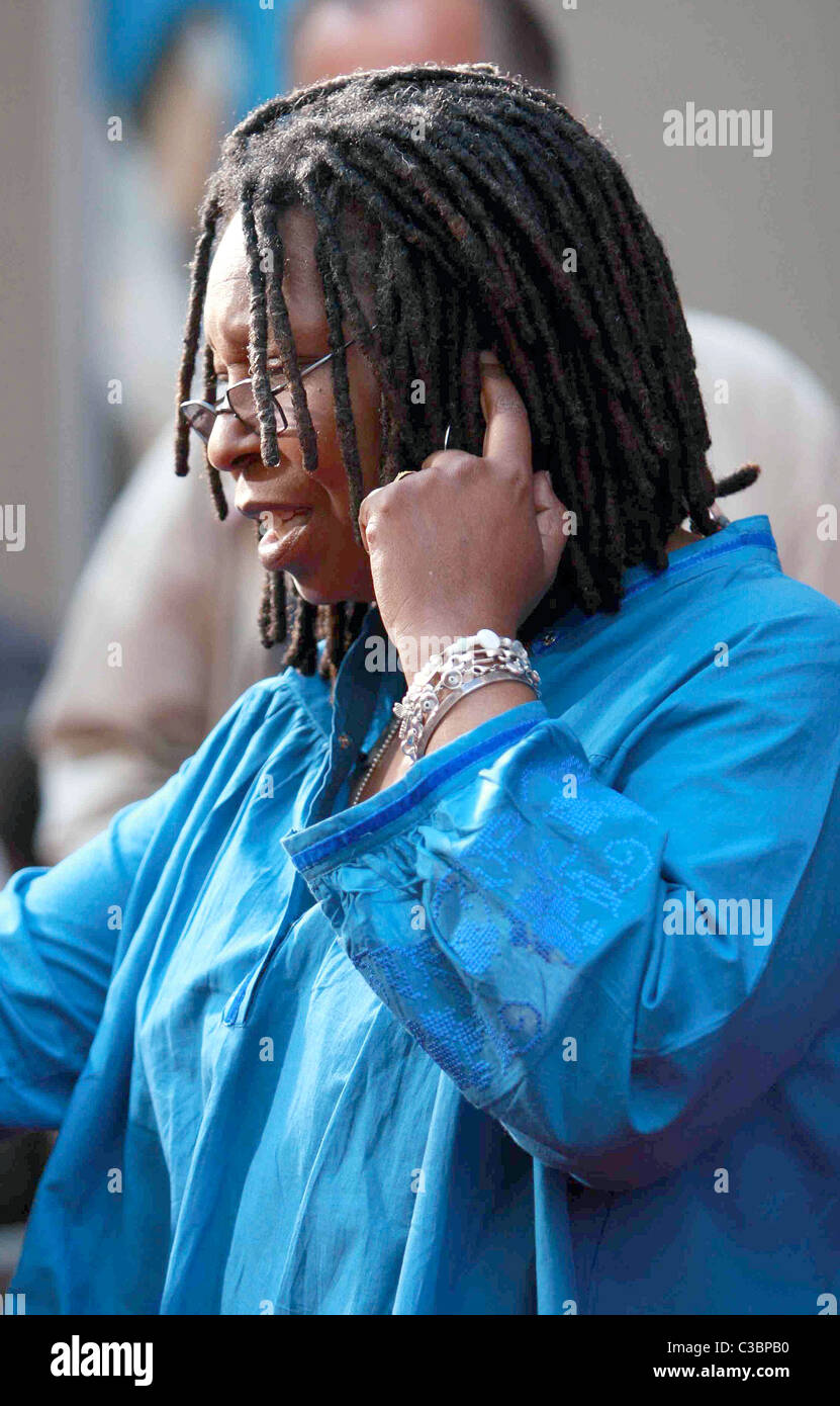 Whoopi Goldberg im London Palladium Vorbereitung für die Presse-Nacht von Sister Act: The Musical London, England - 02.06.09 Stockfoto