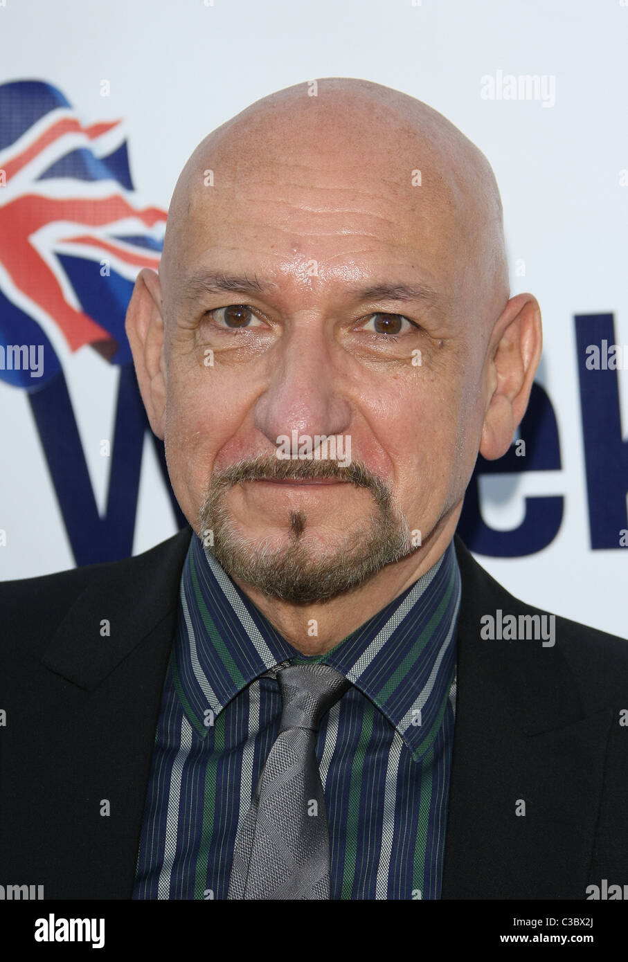 SIR BEN KINGSLEY Champagner-Start des BRITWEEK LOS ANGELES Kalifornien USA 26. April 2011 Stockfoto