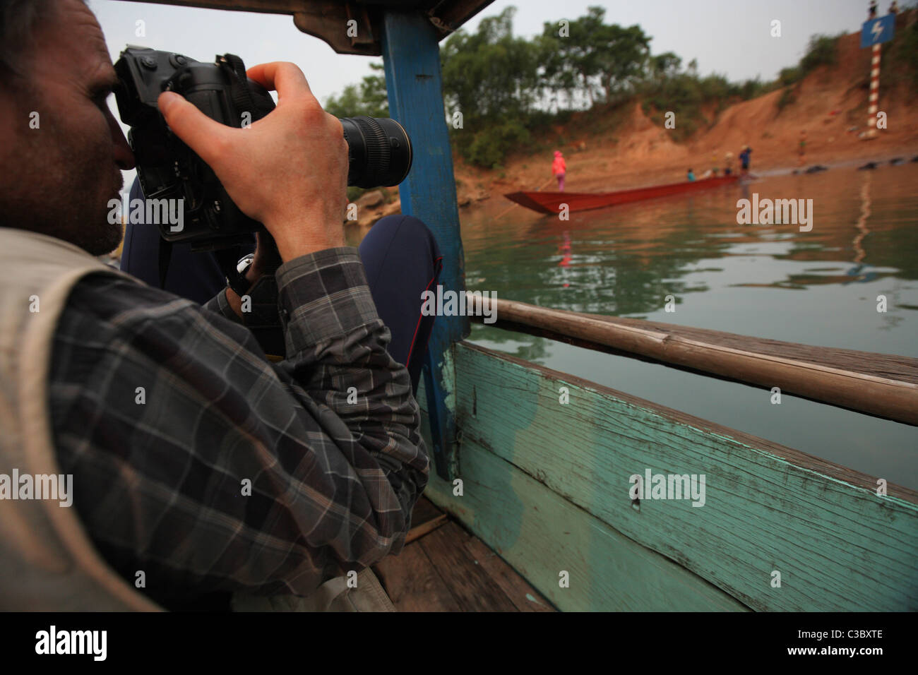 Vietnam-Shooting für National Geographic - Sohn Trach und Phong-Kna-Fluss-Höhle Stockfoto
