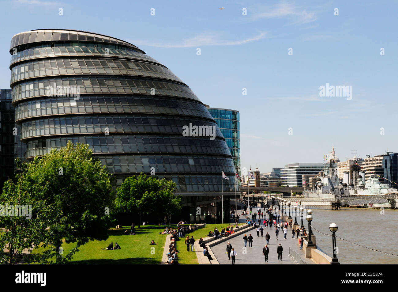 Rathaus, London, England, UK Stockfoto