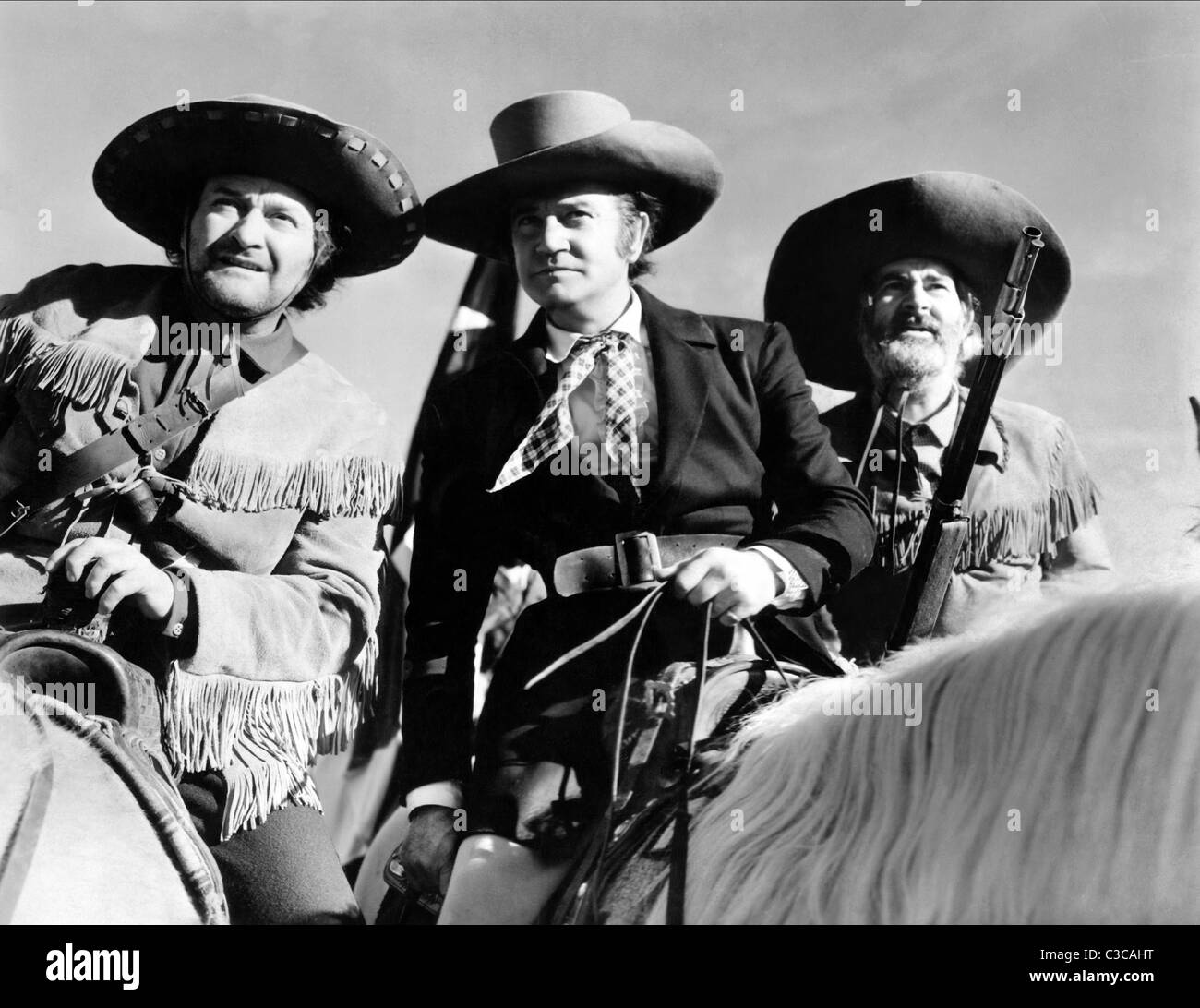 MAX TERHUNE, RICHARD DIX, George 'GABBY' Hayes, Mann der Eroberung, 1939 Stockfoto