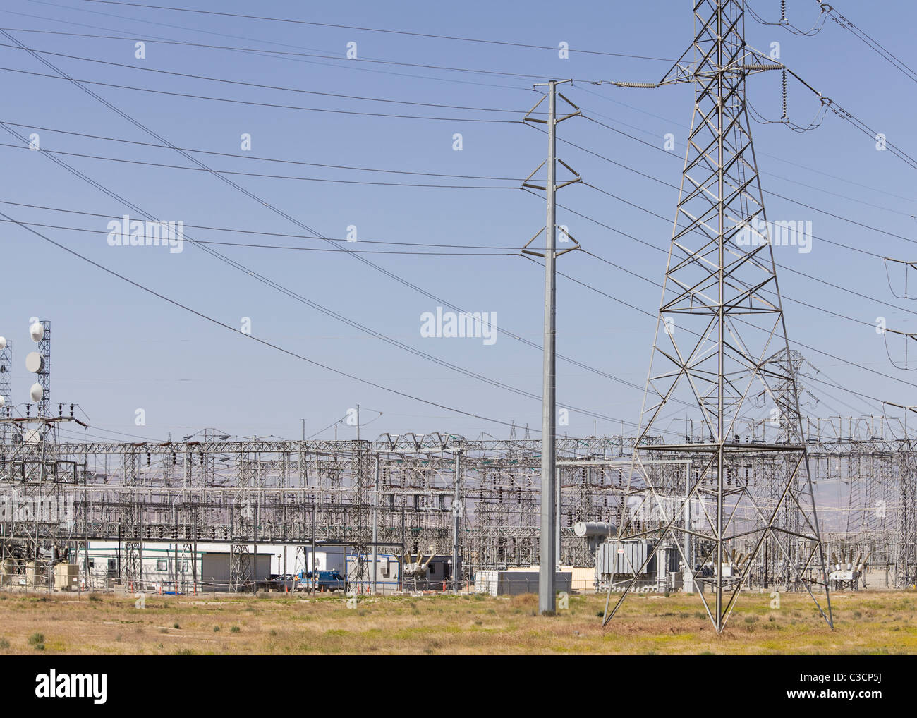 Elektrische Schaltanlage - Kalifornien USA Stockfoto
