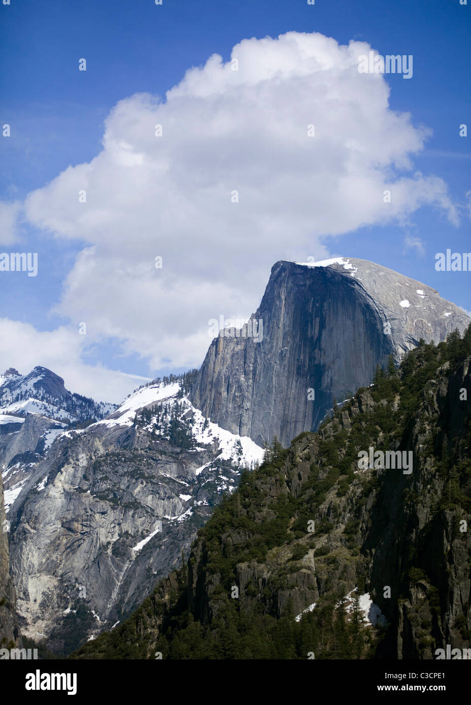 Die Yosemite Half Dome Stockfoto