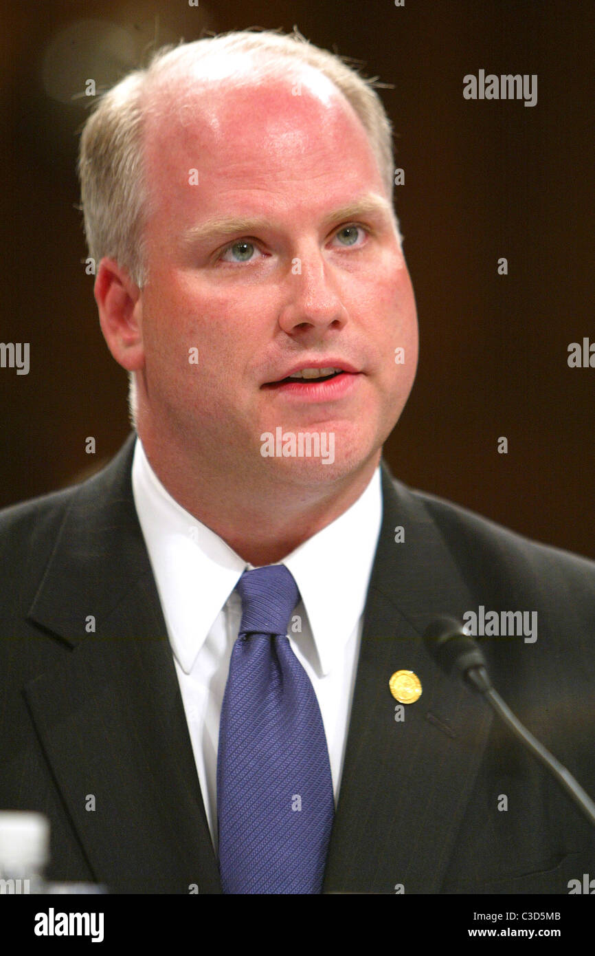 Dustin McDaniel den Anhörungen auf Richter Sonia Sotomayor Nominierung für den Supreme Court - Tag vier Hart Gebäude, The Capitol Stockfoto