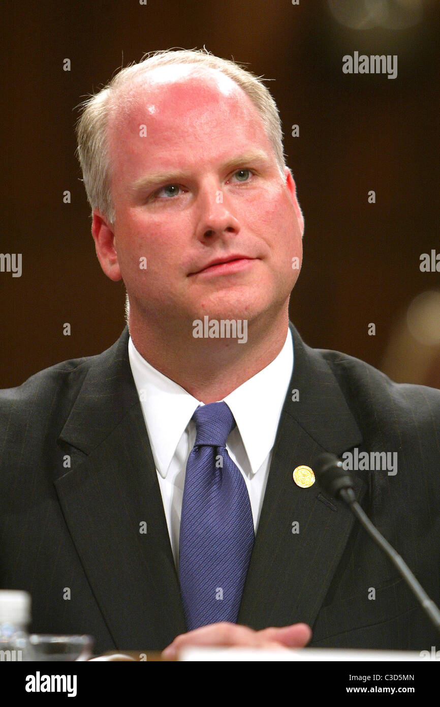 Dustin McDaniel den Anhörungen auf Richter Sonia Sotomayor Nominierung für den Supreme Court - Tag vier Hart Gebäude, The Capitol Stockfoto