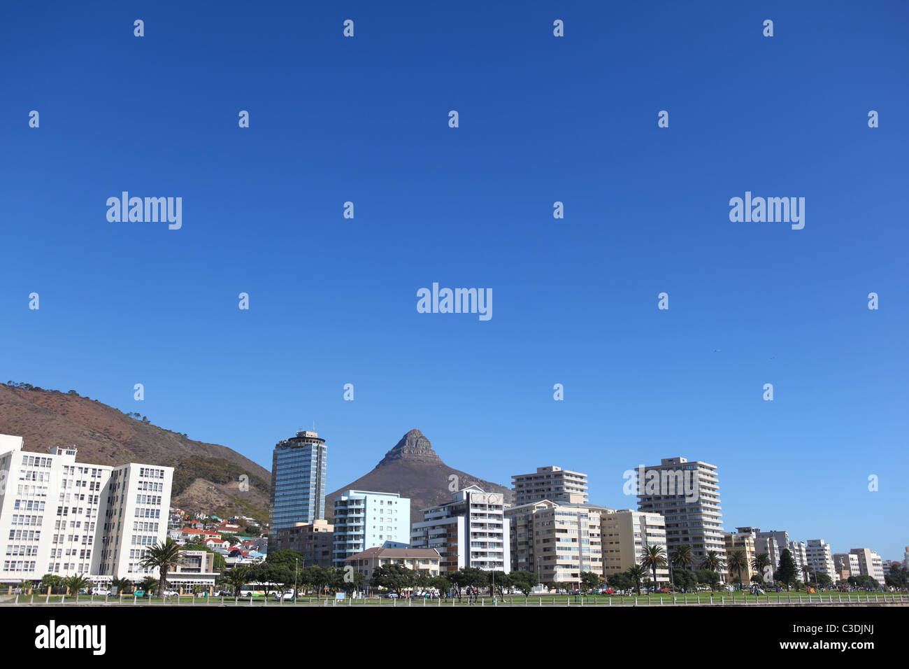 Der Gegend namens "Sea Point' in Cape Town, South Africa. Stockfoto