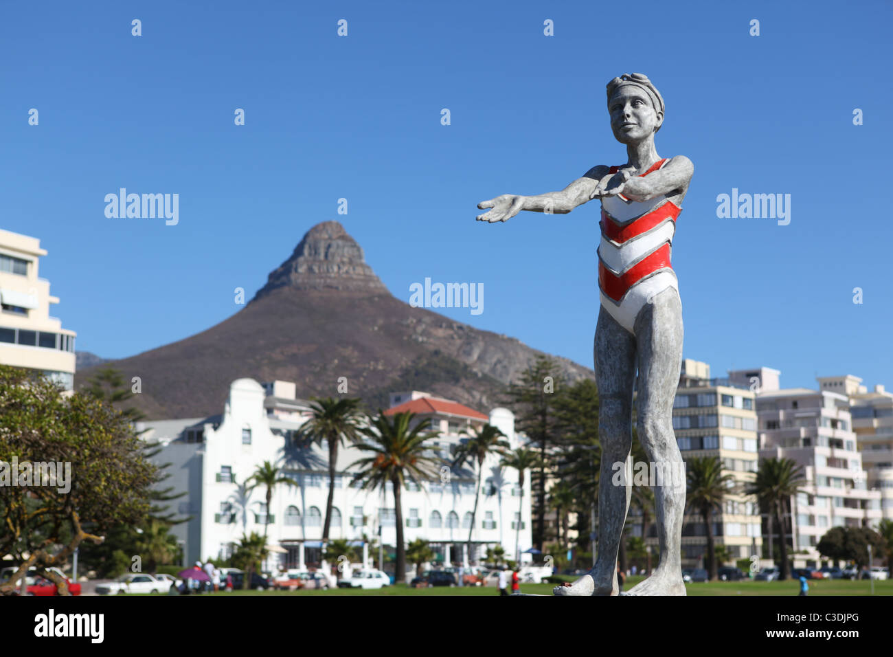 Der Gegend namens "Sea Point' in Cape Town, South Africa. Stockfoto