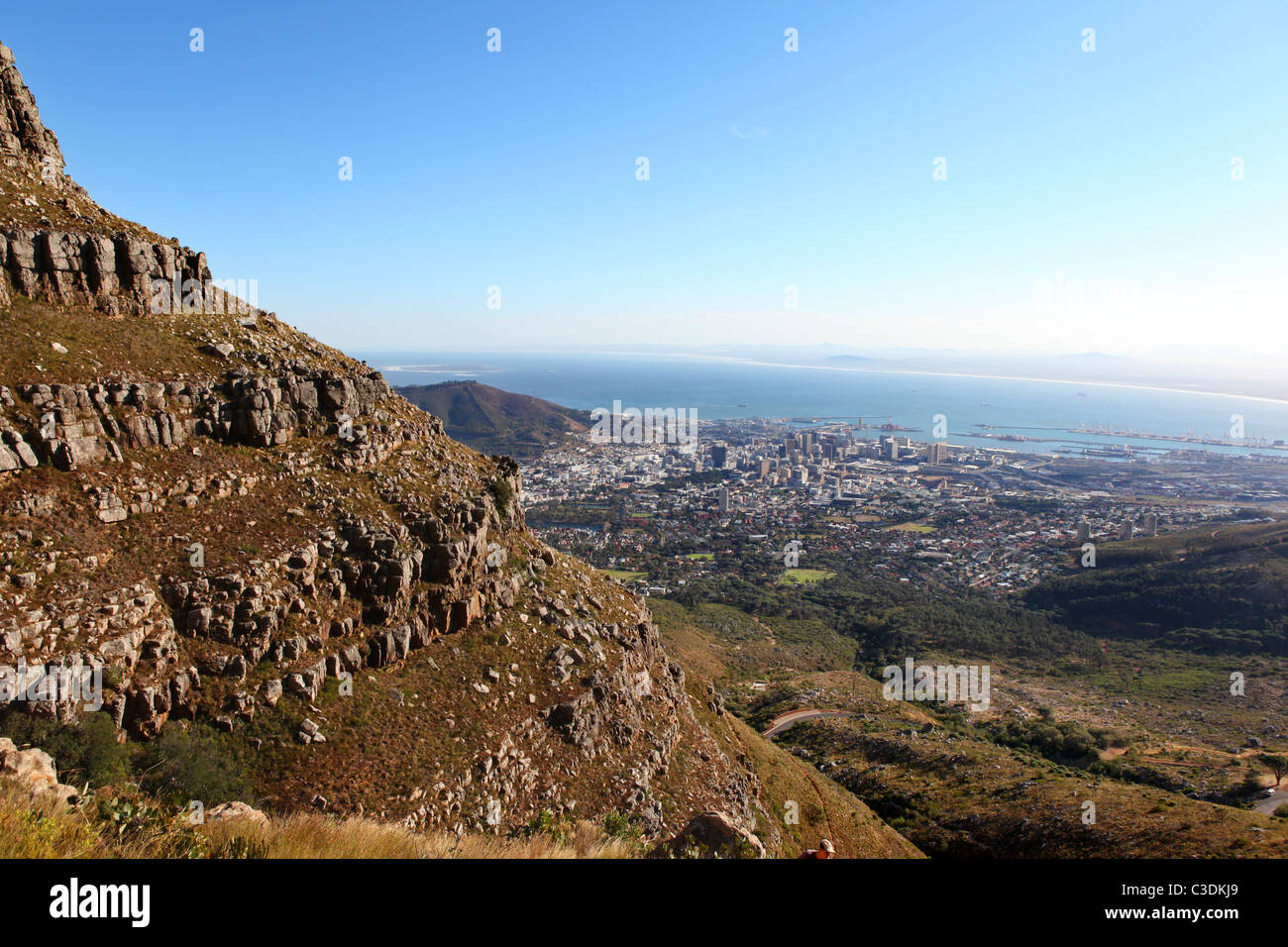 Tafelberg, Kapstadt, Südafrika. Stockfoto