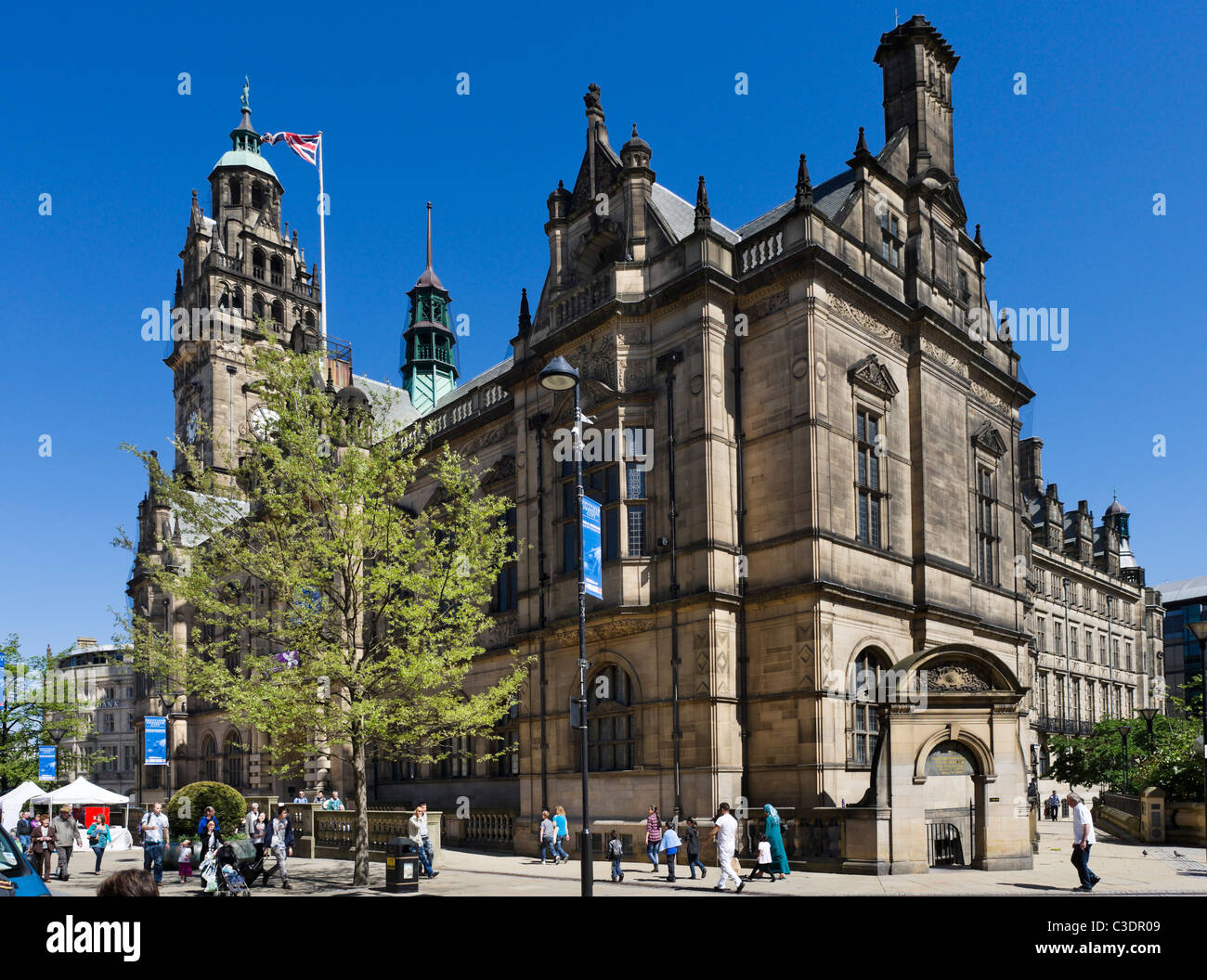 Das Rathaus im Zentrum Stadt, Sheffield, South Yorkshire, Großbritannien Stockfoto
