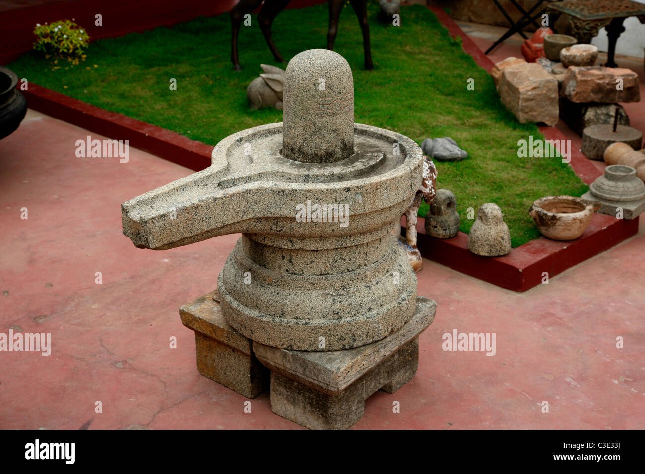 Shiva linga Stockfoto