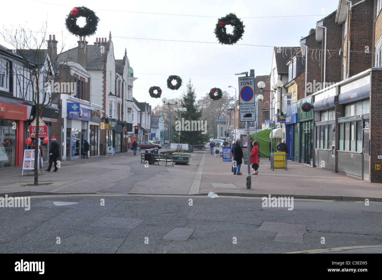 Horley, Stadtzentrum Stockfoto