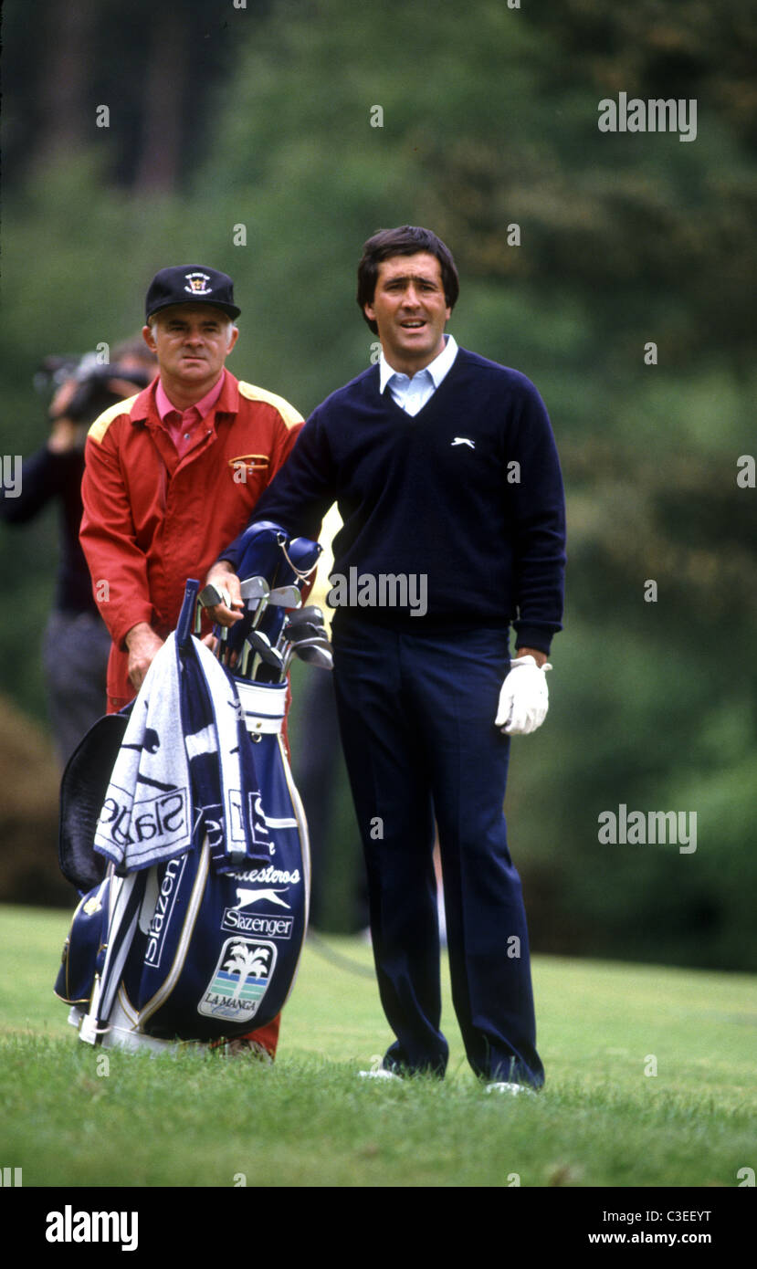 SEVE BALLESTEROS U.S. OPEN CHAMPIONSHIP US OPEN CHAMPIONSHIP SHINNECOCK HILLS GOLF CLUB SHINNECOCK HILLS USA 13. Juni 1986 Stockfoto