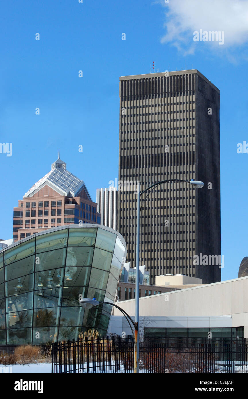 Rochester, New York-Gebäude Stockfoto