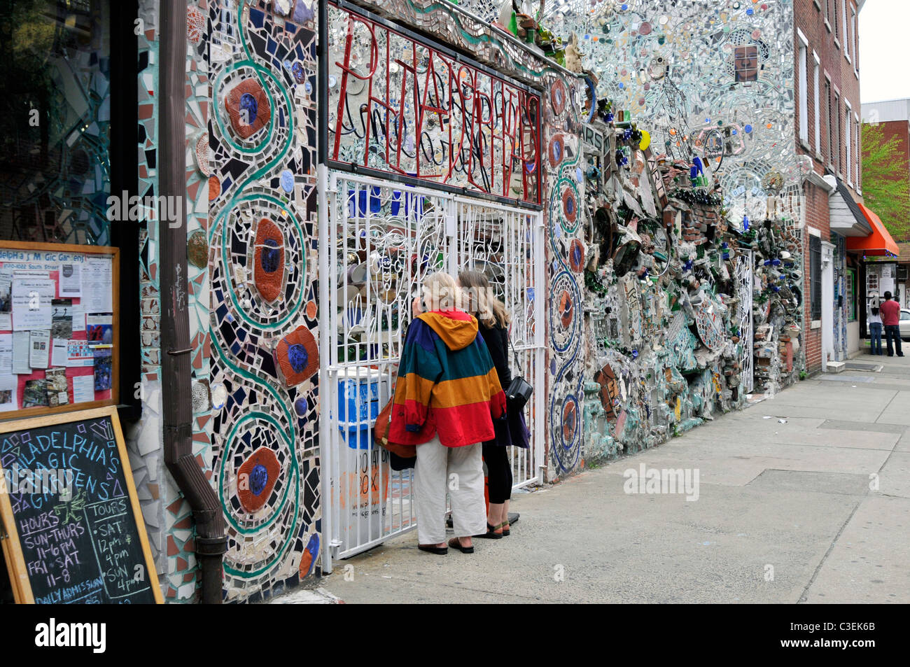 Philadelphia Magic Gardens Stockfotos Philadelphia Magic Gardens