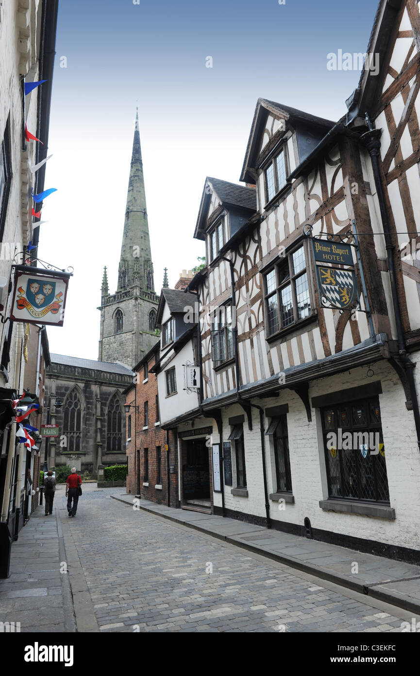 Prince Rupert Hotel Kirche Straße Shrewsbury Shropshire Uk Stockfoto